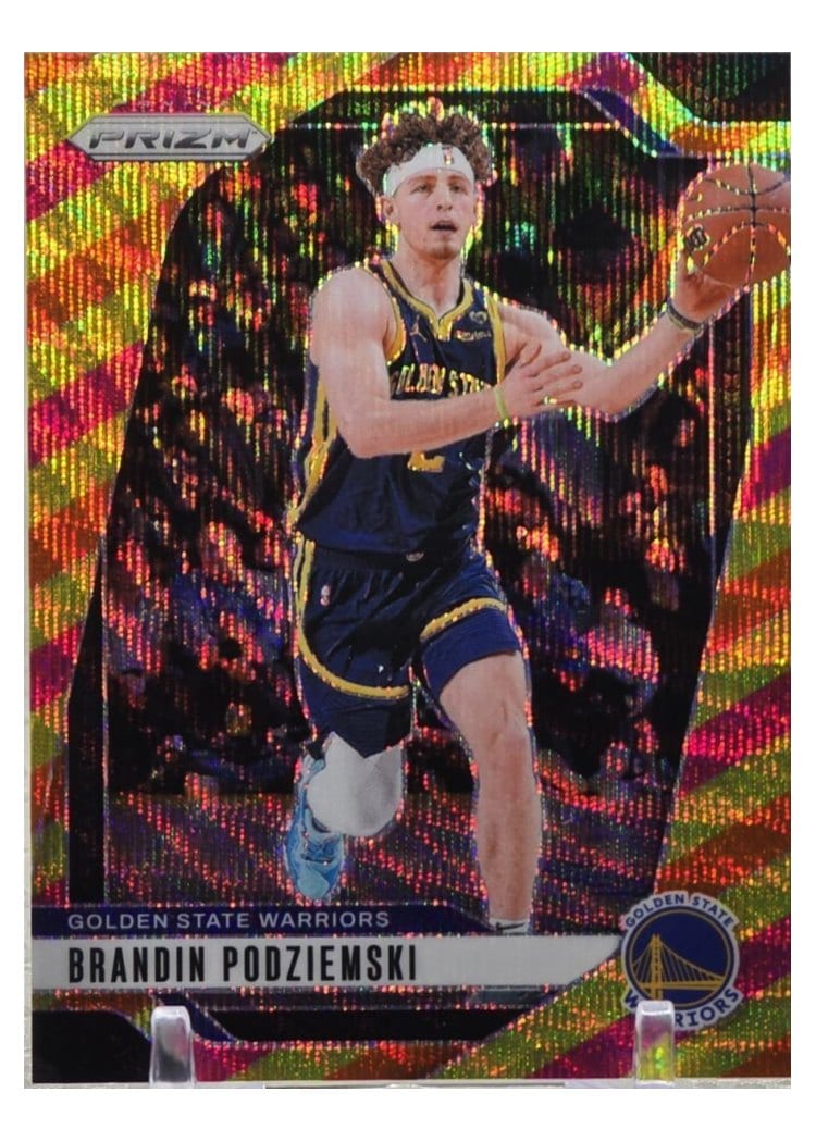 2024-25 Panini Prizm Base Set Brandin Podziemski #81 card