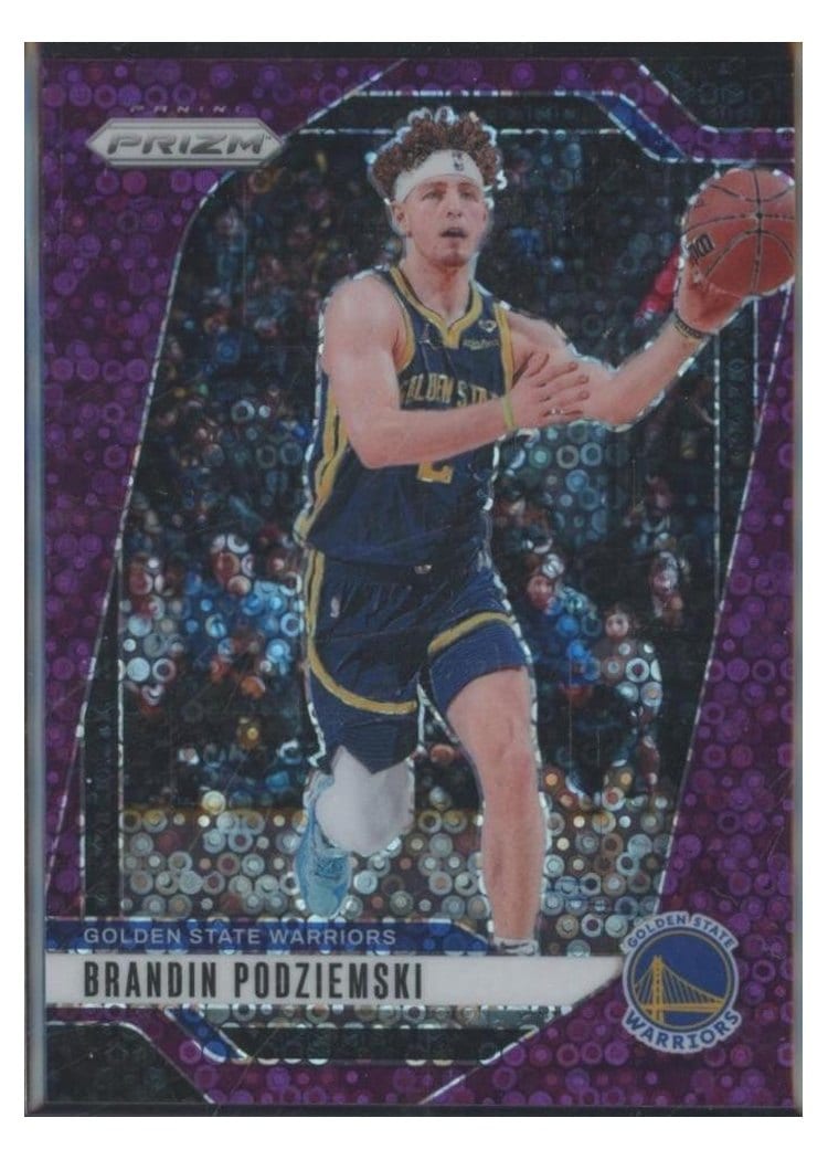 2024-25 Panini Prizm Base Set Brandin Podziemski #81 card