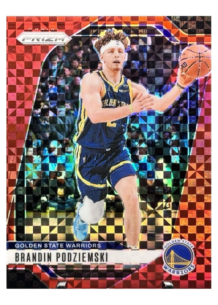 2024-25 Panini Prizm Base Set Brandin Podziemski #81 card