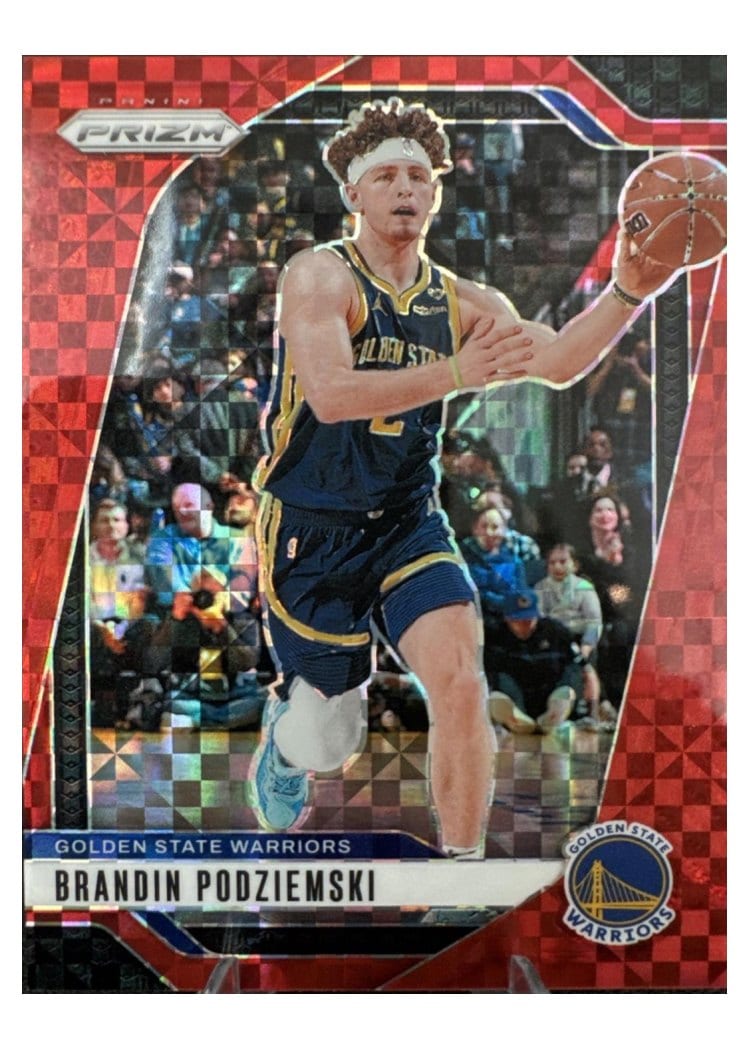 2024-25 Panini Prizm Base Set Brandin Podziemski #81 card