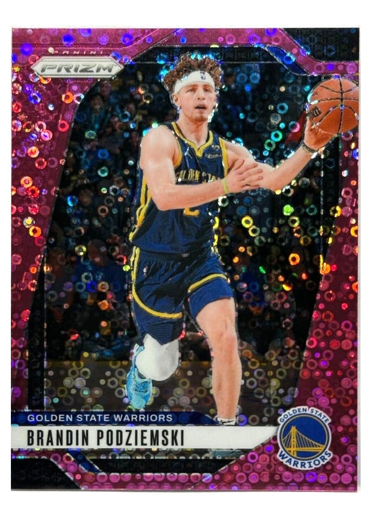 2024-25 Panini Prizm Base Set Brandin Podziemski #81 card