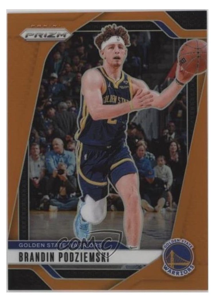 2024-25 Panini Prizm Base Set Brandin Podziemski #81 card