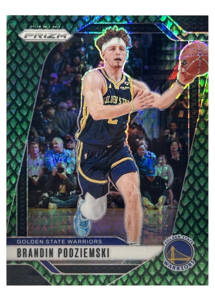 2024-25 Panini Prizm Base Set Brandin Podziemski #81 card