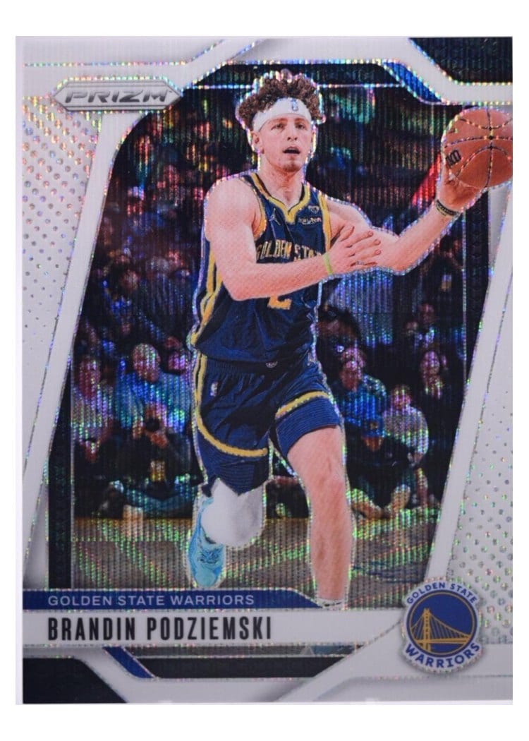 2024-25 Panini Prizm Base Set Brandin Podziemski #81 card