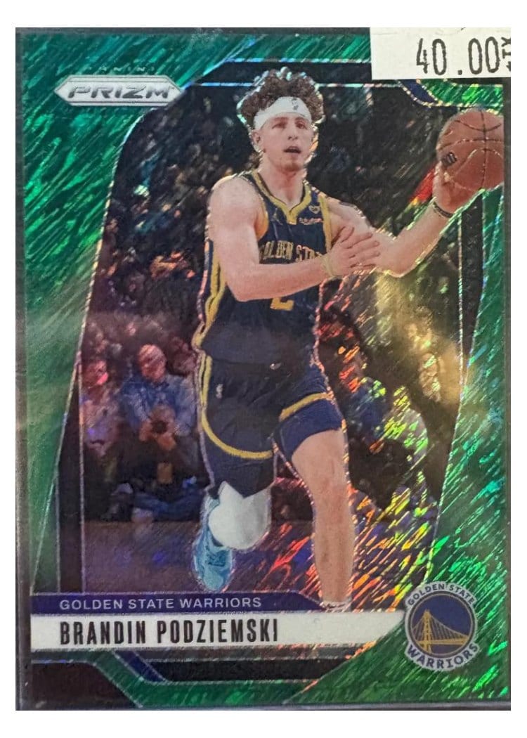 2024-25 Panini Prizm Base Set Brandin Podziemski #81 card