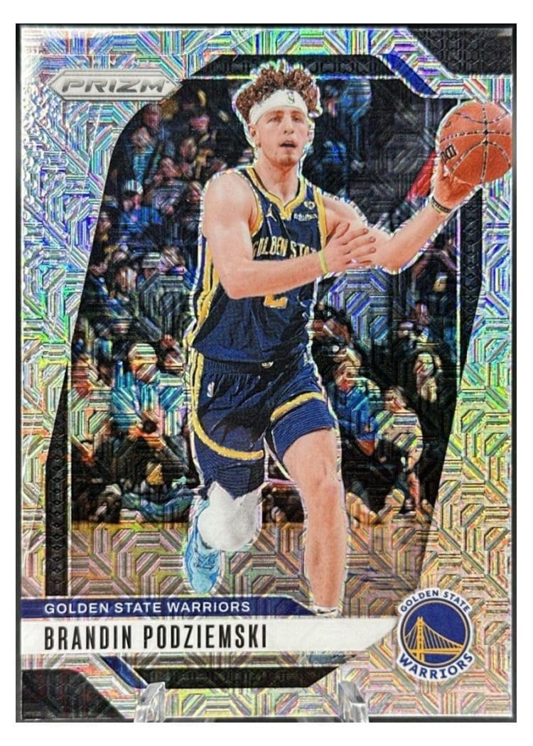 2024-25 Panini Prizm Base Set Brandin Podziemski #81 card