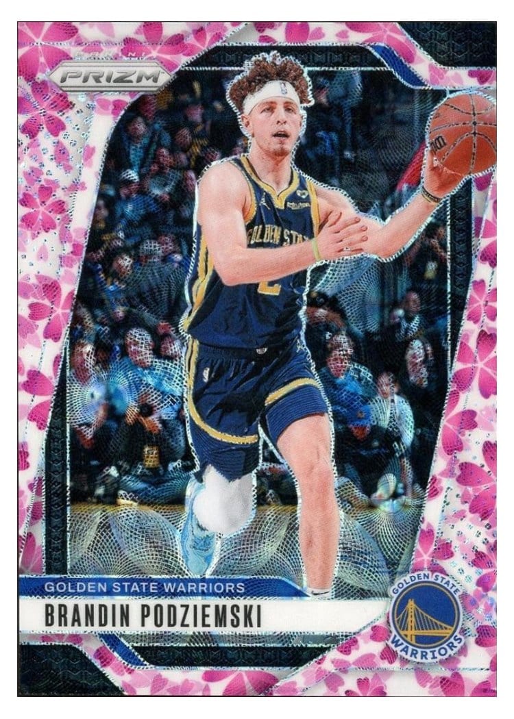2024-25 Panini Prizm Base Set Brandin Podziemski #81 card