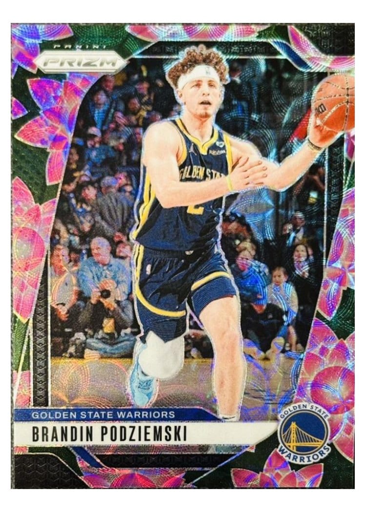 2024-25 Panini Prizm Base Set Brandin Podziemski #81 card