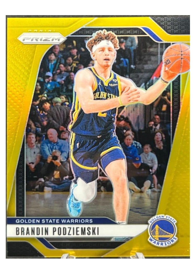 2024-25 Panini Prizm Base Set Brandin Podziemski #81 card