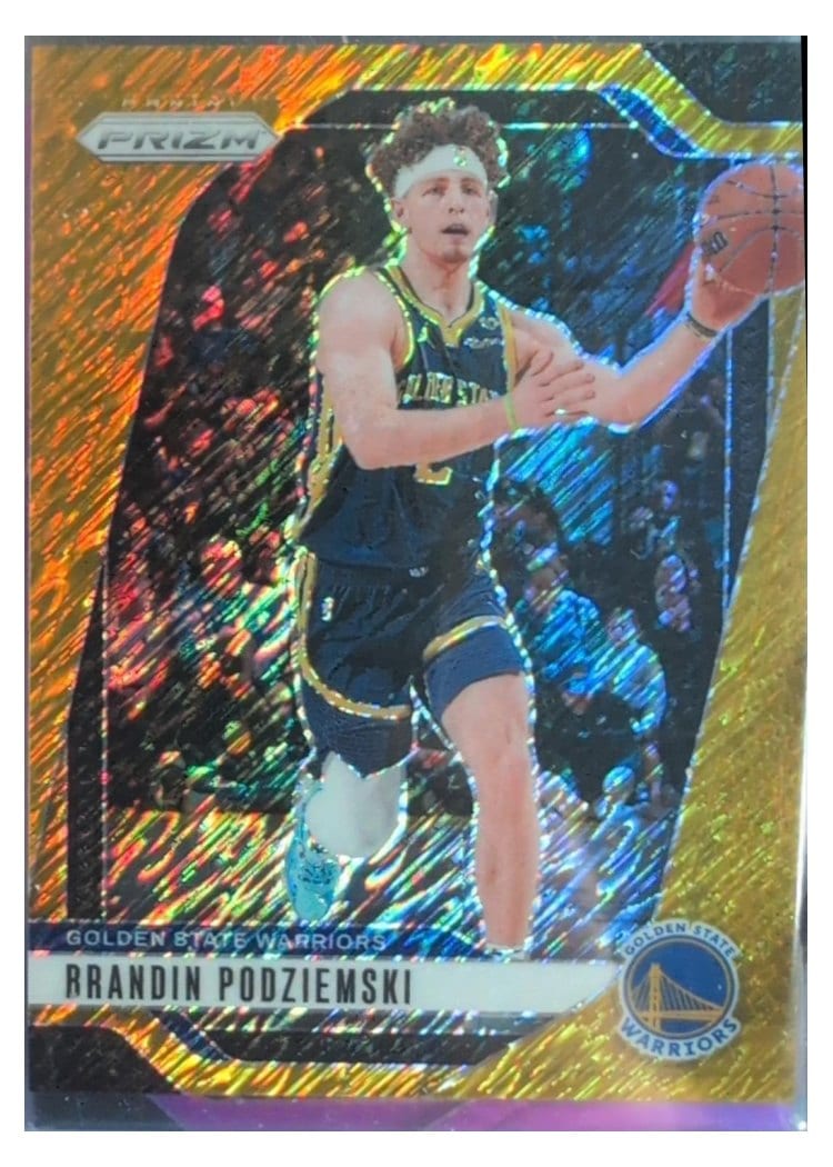 2024-25 Panini Prizm Base Set Brandin Podziemski #81 card