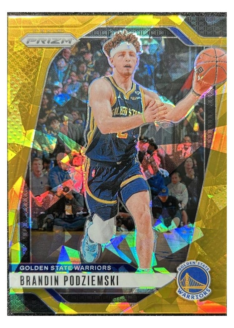2024-25 Panini Prizm Base Set Brandin Podziemski #81 card