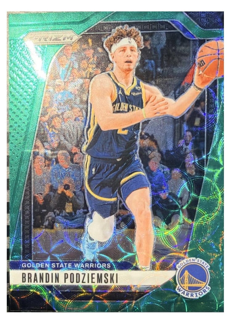 2024-25 Panini Prizm Base Set Brandin Podziemski #81 card