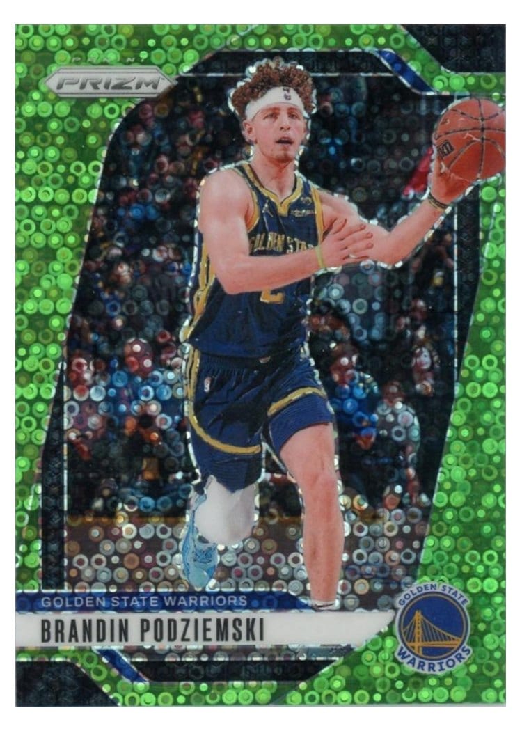 2024-25 Panini Prizm Base Set Brandin Podziemski #81 card