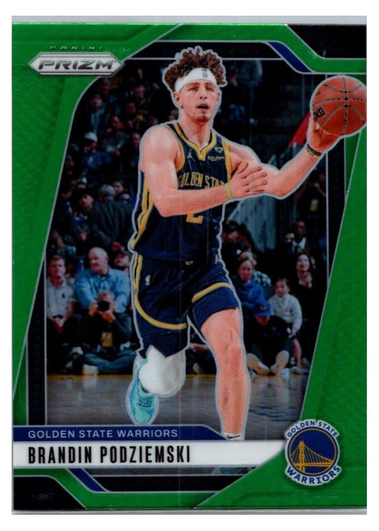 2024-25 Panini Prizm Base Set Brandin Podziemski #81 card