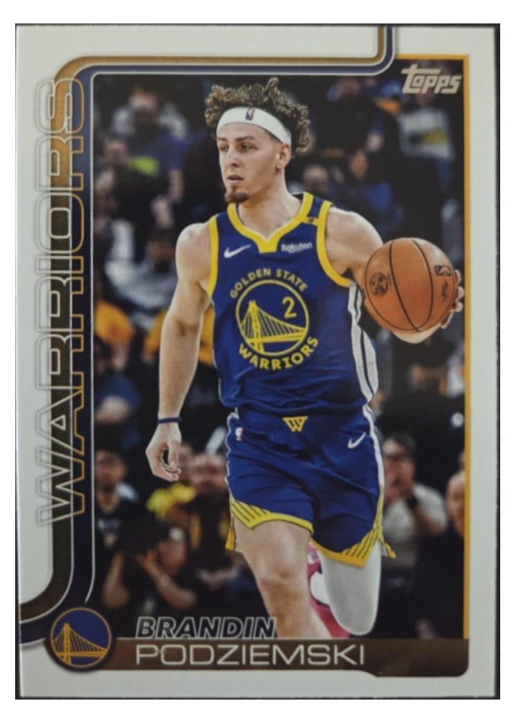 2025-26 Topps Base Set Brandin Podziemski #141 card