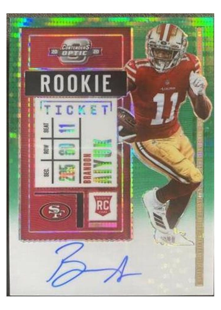 2020 Panini Contenders Optic Base Set Brandon Aiyuk #110 card