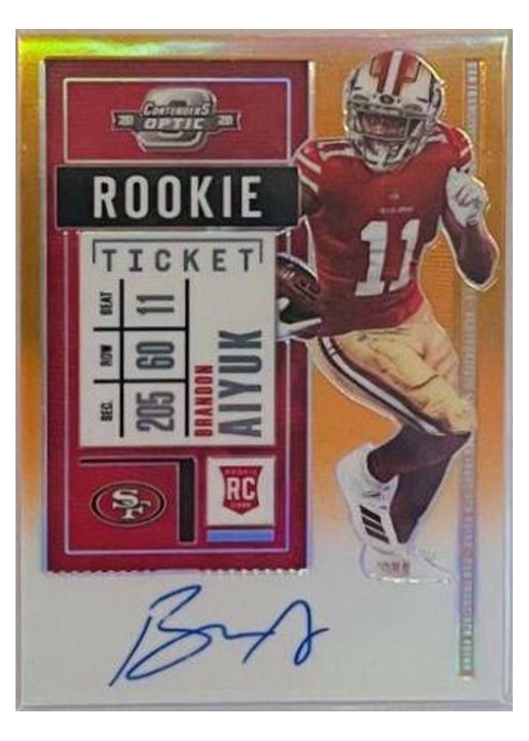 2020 Panini Contenders Optic Base Set Brandon Aiyuk #110 card
