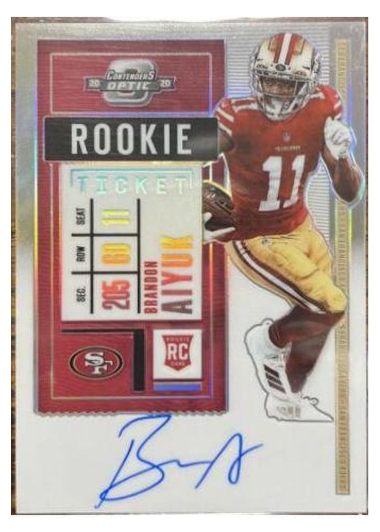 2020 Panini Contenders Optic Base Set Brandon Aiyuk #110 card