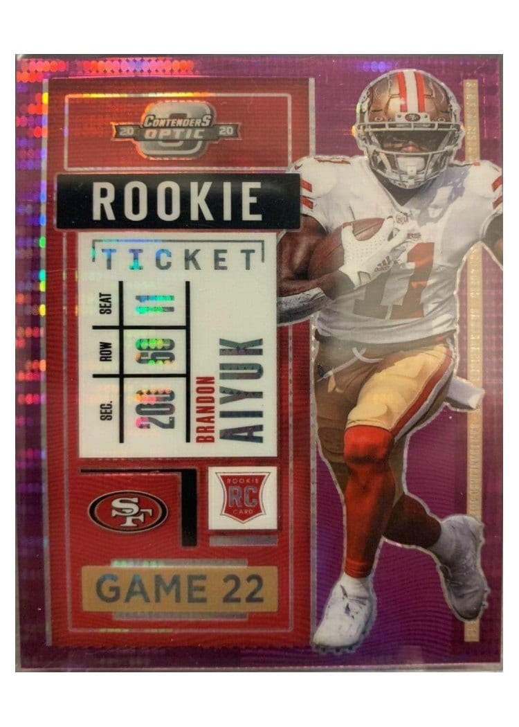 2020 Panini Contenders Optic Base Set Brandon Aiyuk #62 card