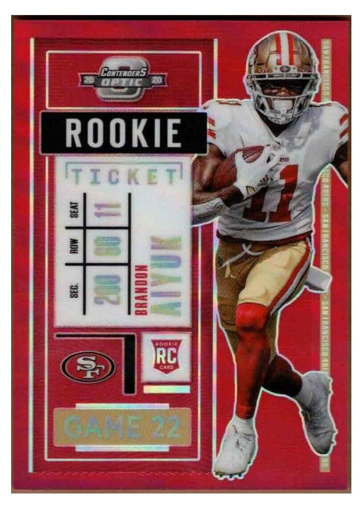 2020 Panini Contenders Optic Base Set Brandon Aiyuk #62 card