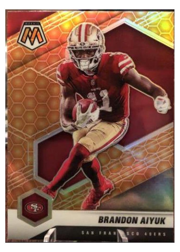 2021 Panini Mosaic Base Set Brandon Aiyuk #177 card