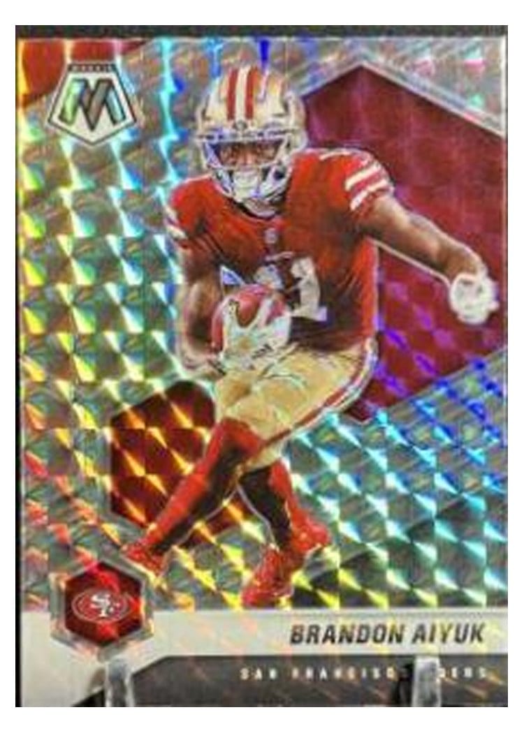 2021 Panini Mosaic Base Set Brandon Aiyuk #177 card