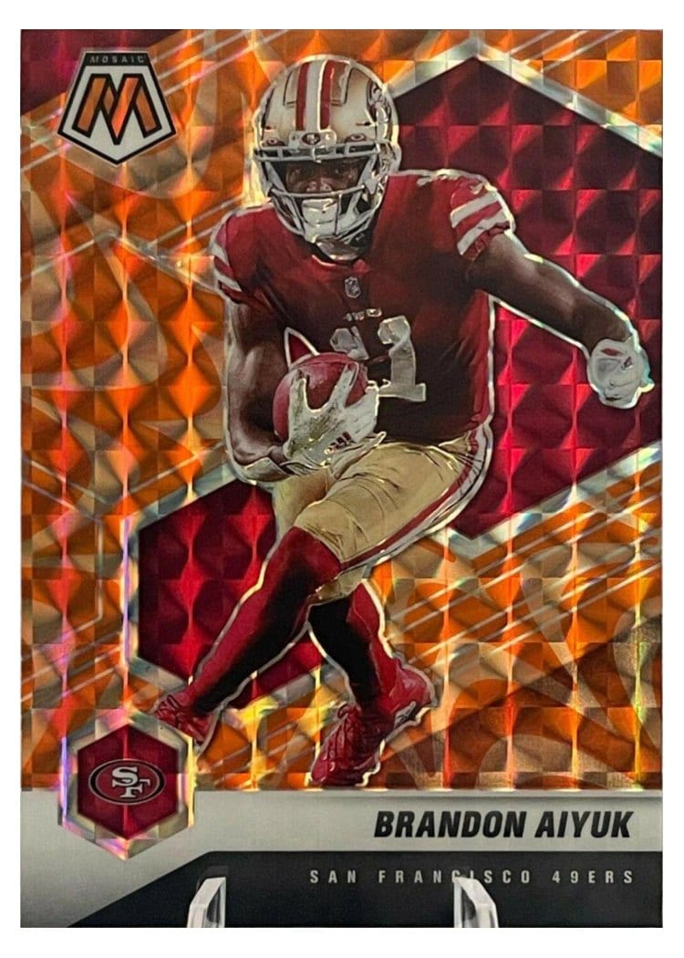 2021 Panini Mosaic Base Set Brandon Aiyuk #177 card