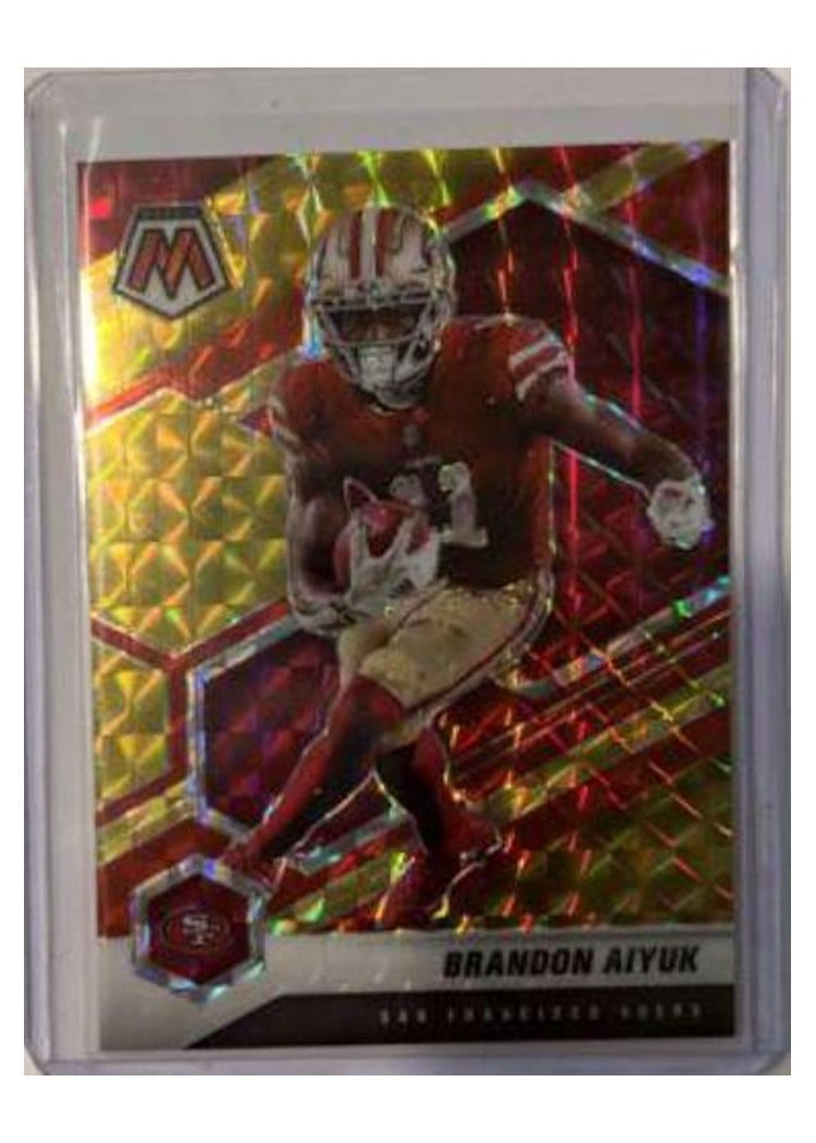 2021 Panini Mosaic Base Set Brandon Aiyuk #177 card