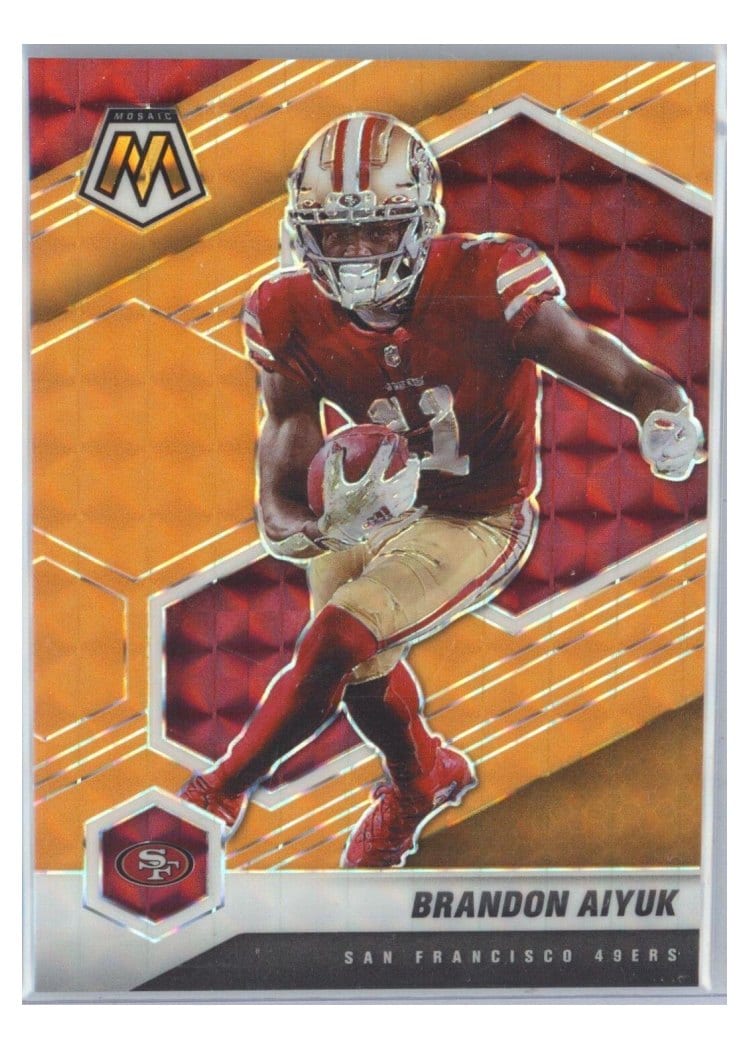 2021 Panini Mosaic Base Set Brandon Aiyuk #177 card