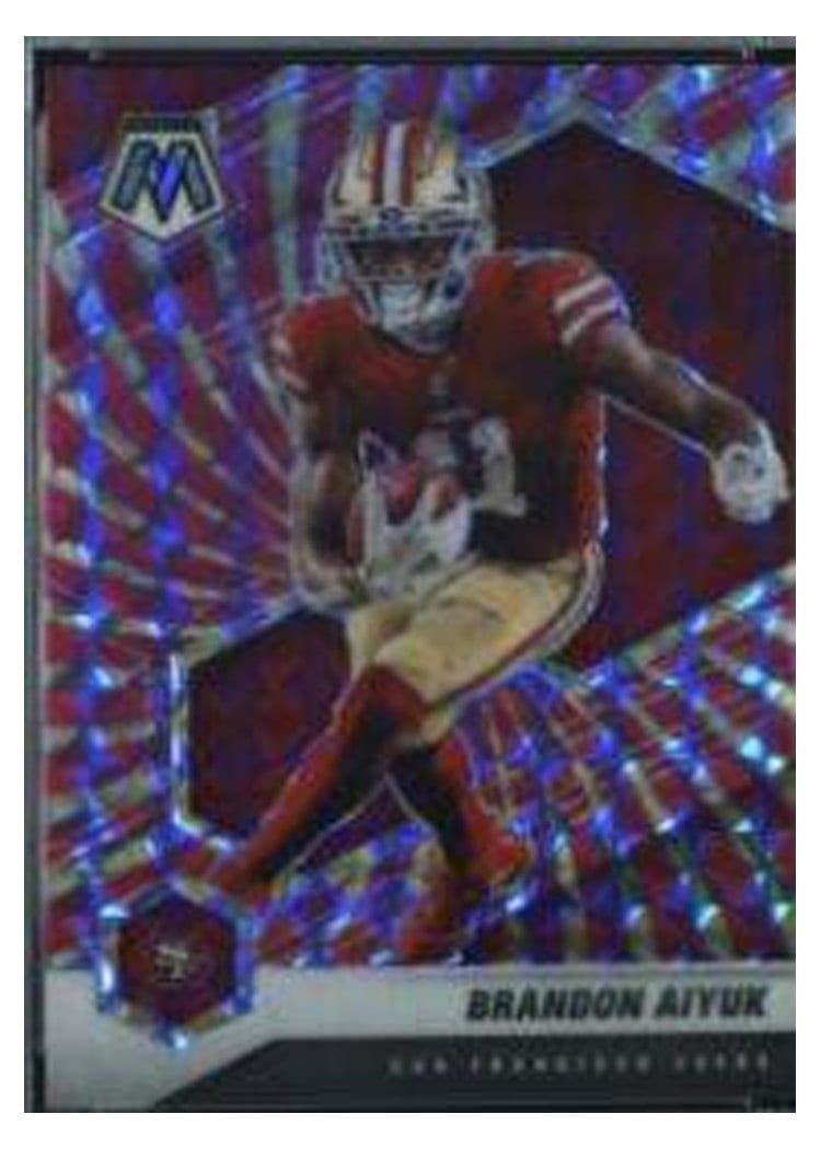 2021 Panini Mosaic Base Set Brandon Aiyuk #177 card