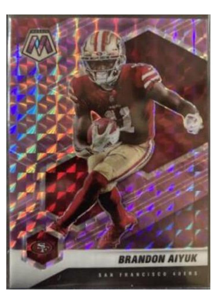 2021 Panini Mosaic Base Set Brandon Aiyuk #177 card