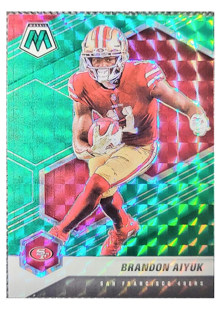 2021 Panini Mosaic Base Set Brandon Aiyuk #177 card