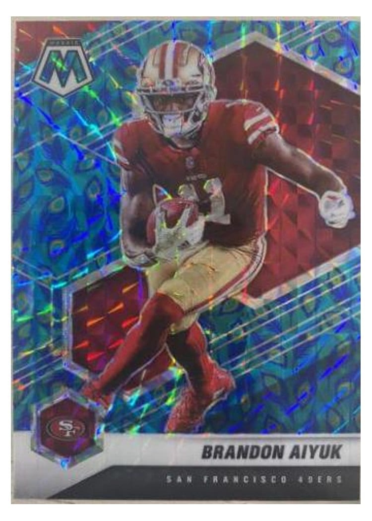 2021 Panini Mosaic Base Set Brandon Aiyuk #177 card