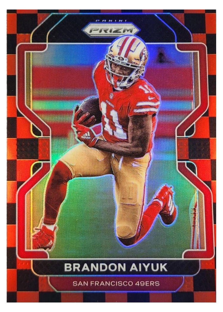 2021 Panini Prizm Base Set Brandon Aiyuk #52 card