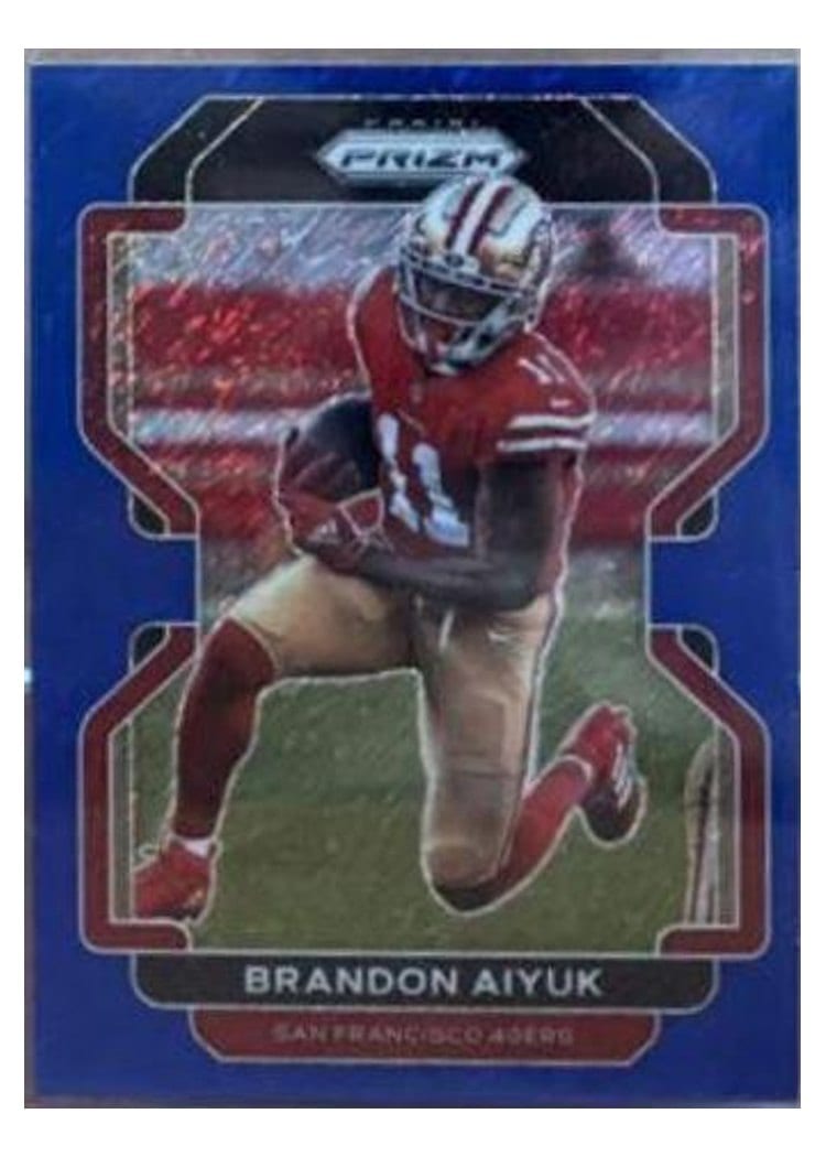 2021 Panini Prizm Base Set Brandon Aiyuk #52 card