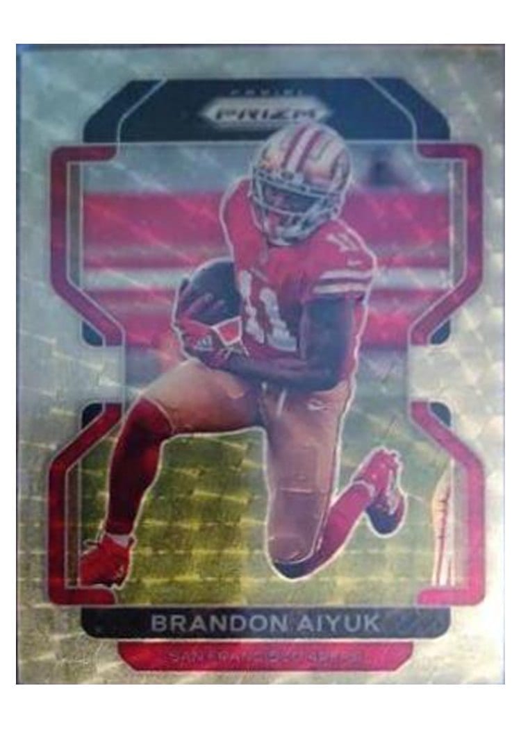 2021 Panini Prizm Base Set Brandon Aiyuk #52 card