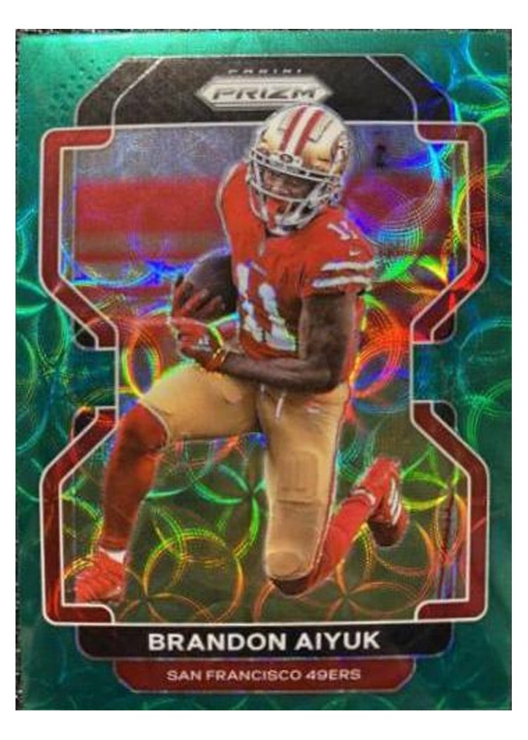 2021 Panini Prizm Base Set Brandon Aiyuk #52 card