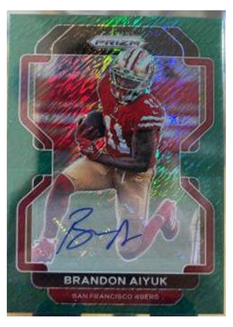 2021 Panini Prizm Base Set Brandon Aiyuk #52 card