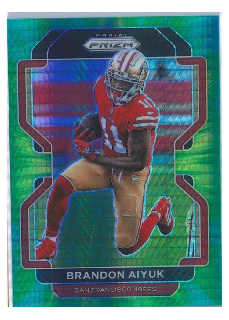 2021 Panini Prizm Base Set Brandon Aiyuk #52 card