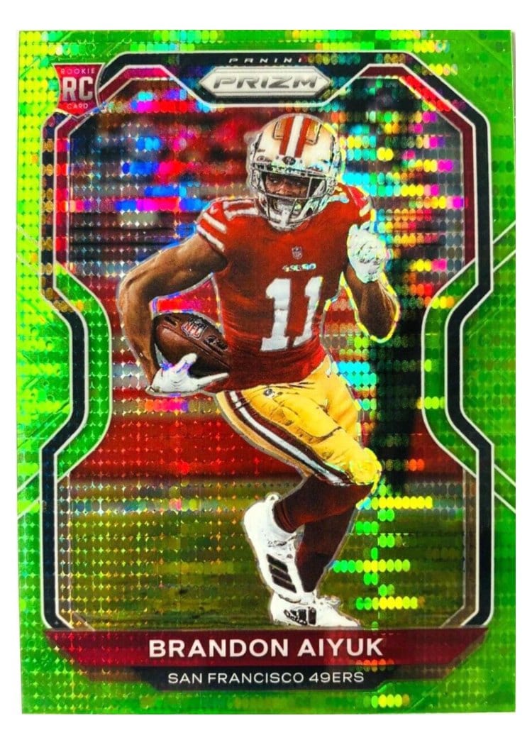 2021 Panini Prizm Base Set Brandon Aiyuk #52 card