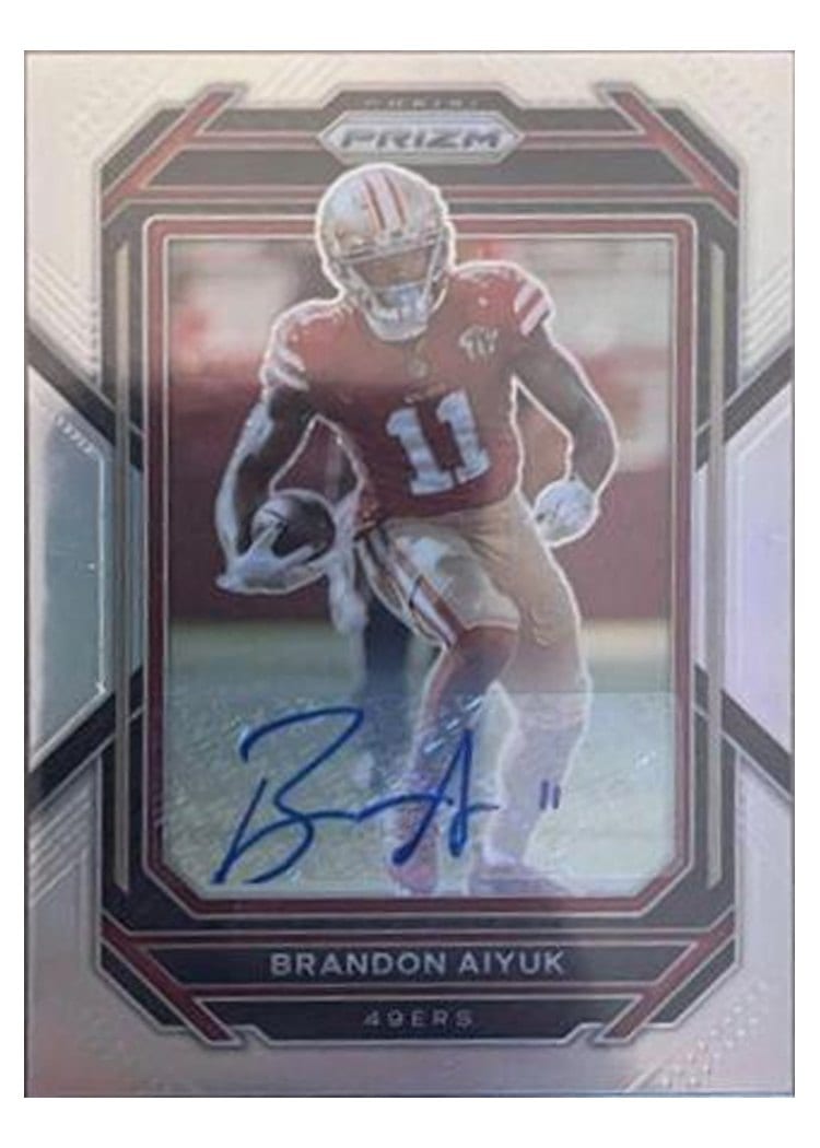 2022 Panini Prizm Base Set Brandon Aiyuk #266 card