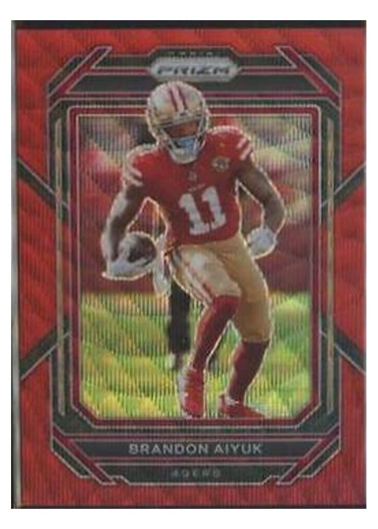 2022 Panini Prizm Base Set Brandon Aiyuk #266 card