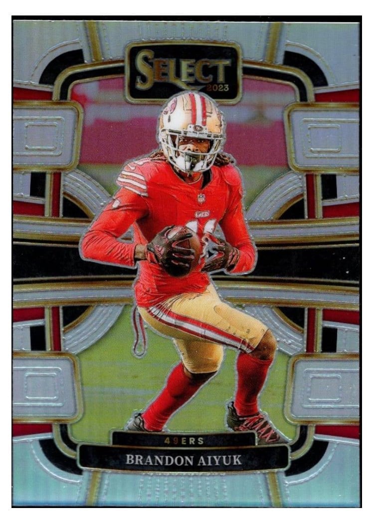 2023 Panini Select Base Set Brandon Aiyuk Silver Prizm #89 card