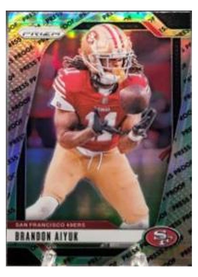 2024 Panini Prizm Base Set Brandon Aiyuk #251 card