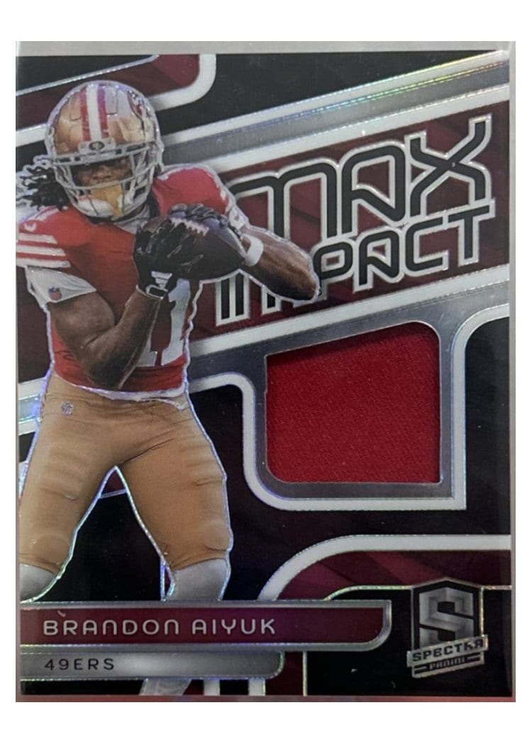 2024 Panini Spectra Max Impact Relics Brandon Aiyuk #MI-BAK card
