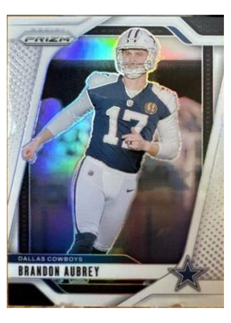 2024 Panini Prizm Base Set Brandon Aubrey White #79 card