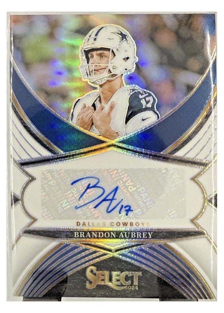 2024 Panini Select Select Signatures Brandon Aubrey #23 card