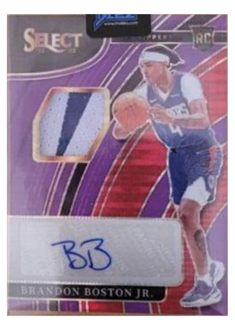 2021-22 Panini Select Base Set Brandon Boston Jr. #194 card