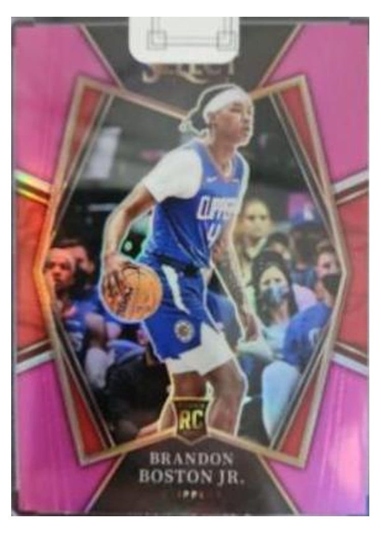 2021-22 Panini Select Base Set Brandon Boston Jr. #194 card