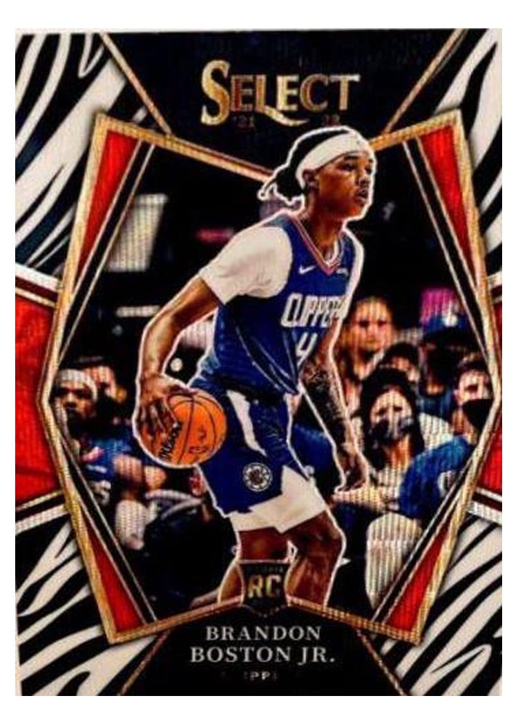 2021-22 Panini Select Base Set Brandon Boston Jr. #194 card